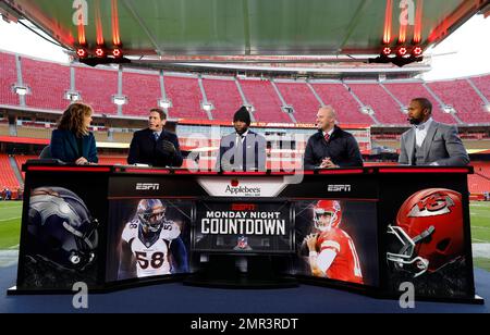 ESPN's Monday Night Football presenters from left: Suzy Kolber, Steve ...