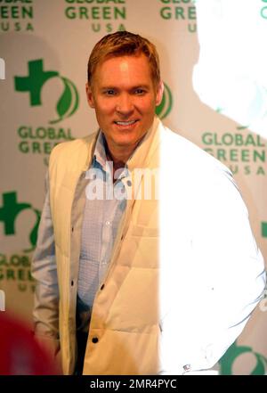 Weatherman Sam Champion attends the 9th Annual Global Green Sustainable Design Awards in New York, NY. 12/10/08. Stock Photo