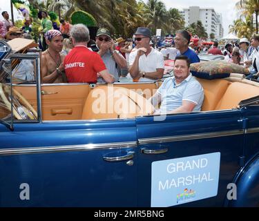 Grand Marshall Chaz Bono makes an appearance at the 2012 Miami Beach Gay Pride Parade and various events. Miami, FL. 15th April 2012. Stock Photo