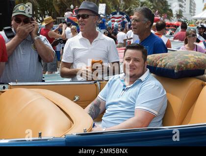 Grand Marshall Chaz Bono makes an appearance at the 2012 Miami Beach Gay Pride Parade and various events. Miami, FL. 15th April 2012. Stock Photo