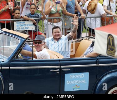 Grand Marshall Chaz Bono makes an appearance at the 2012 Miami Beach Gay Pride Parade and various events. Miami, FL. 15th April 2012. Stock Photo