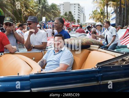 Grand Marshall Chaz Bono makes an appearance at the 2012 Miami Beach Gay Pride Parade and various events. Miami, FL. 15th April 2012. . Stock Photo