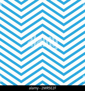 Seamless chevron pattern in blue and white Stock Vector