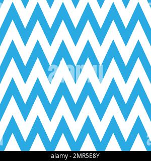 Seamless chevron pattern in blue and white Stock Vector