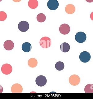 Colorful seamless pattern. Happy, funny and infantile theme. Abstract vector background Stock Vector