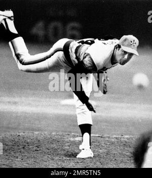 FILE: Nolan Ryan of the Houston Astros after running steps for 2 hours  straight. (Sportswire via AP Images Stock Photo - Alamy