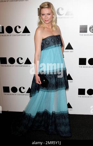 Kirsten Dunst attends the 2011 Annual MOCA Gala, 'An Artist's Life Manifesto' held at the Museum Of Contemporary Art. Los Angeles, CA. 12th November 2011. Stock Photo