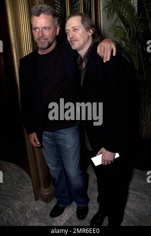 Aidan Quinn and Steve Buscemi attend the after party for the