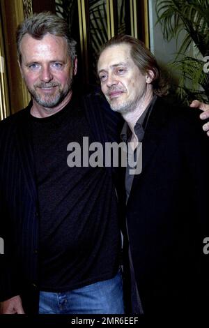 Aidan Quinn and Steve Buscemi attend the after party for the