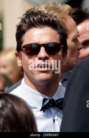 Actor Neil Patrick Harris and partner David Burtka at the ceremony to