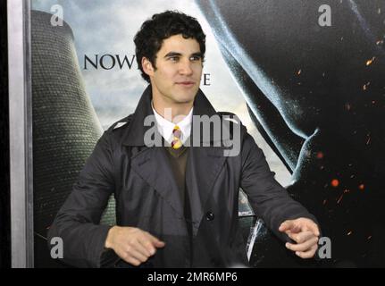 Darren Criss at the premiere of 'Harry Potter and the Deathly Hallows: Part 1' at Lincoln Center's Alice Tully Hall in New York, NY. 11/15/10. Stock Photo