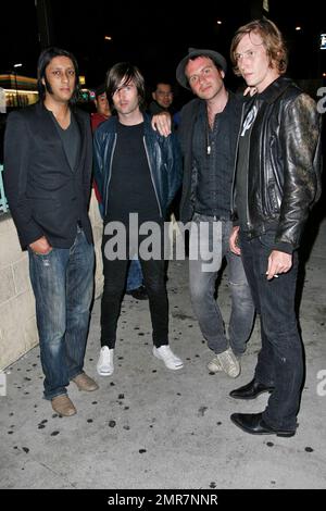 The band Boy Kills Boy attends the Help Find Madeleine red carpet benefit at Play Nightclub in Hollywood supporting the effort to find the missing British 3-year-old girl kidnapped earlier this year. Los Angeles, Calif. 6/28/07. Stock Photo