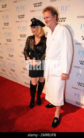 Kathy and Rick Hilton at the Halloween party at Pure nightclub in Las Vegas, NV. 10/31/09. Stock Photo
