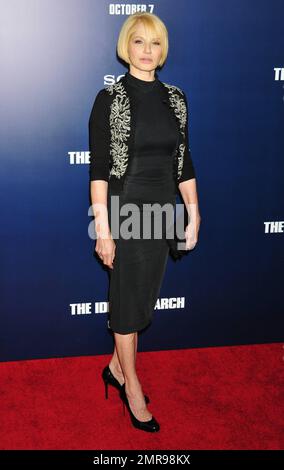 Ellen Barkin at the premiere of 'The Ides of March' held at the Ziegfeld Theatre in New York, NY. 5th October 2011.  . Stock Photo