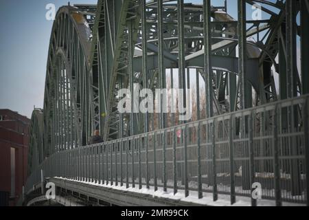 Eiswerder Bridge, Havel, Haselhorst, Spandau, Berlin, Germany, Europe Stock Photo