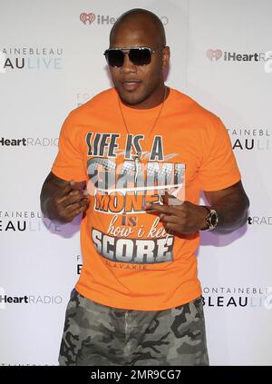 Flo Rida at the iHeartRadio Ultimate Pool Party held at the ...