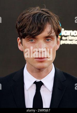 Cillian Murphy walks the red carpet at GraumanÕs Chinese Theatre for the LA screening of Warner Bros. Pictures' 'Inception' to benefit the nonprofit, climate change organization, The Alliance for Climate Protection.  Early reviews for the sci-fi action thriller, which stars among others Leonardo DiCaprio, Ellen Page, Marion Cotillard and Sir Michael Caine, have been positive and with words such as 'cornea-melting', 'ear-shattering' and 'brain-buster' being used to describe director Christopher Nolan's latest film, it seems summer audiences are in for a treat.  Nolan has been quoted as saying, Stock Photo