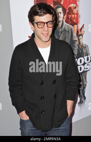 B.J. Novak at the Blu-Ray and DVD release of "Inglorious Basterds" at