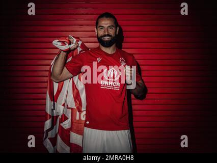 Nottingham Forest sign Felipe from Atlético Madrid on deadline day at City Ground, Nottingham, United Kingdom, 31st January 2023  (Photo by Ritchie Sumpter/News Images) Stock Photo