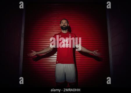 Nottingham Forest sign Felipe from Atlético Madrid on deadline day at City Ground, Nottingham, United Kingdom, 31st January 2023  (Photo by Ritchie Sumpter/News Images) Stock Photo