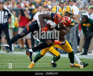 Cincinnati Bengals offensive tackle Orlando Brown Jr. (75) performs a drill  during practice at the team's NFL football training facility, Tuesday, June  6, 2023, in Cincinnati. (AP Photo/Jeff Dean Stock Photo - Alamy