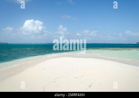 Typical Guna Yala Beach Stock Photo