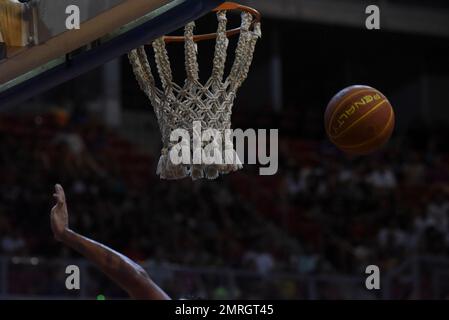 January 31, 2023: Action during the Novo Basquete Brasil ''NBB'' basketball  game between Fortaleza Basquete Cearense v Flamengo at the Centro de  Formacao Olimpica, Fortaleza, Brazil. (Credit Image: © Sport Press Photo