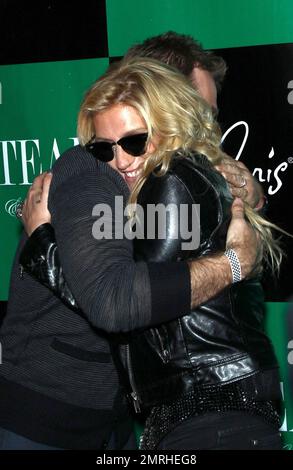 James Van Der Beek and Ke$ha attend Ke$ha's performance at her official 'Get Sleazy' after party at Chateau Nightclub and Gardens at Paris, Las Vegas, NV. 05/07/2011. Stock Photo