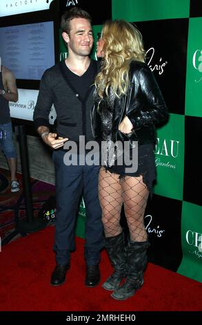 James Van Der Beek and Ke$ha attend Ke$ha's performance at her official 'Get Sleazy' after party at Chateau Nightclub and Gardens at Paris, Las Vegas, NV. 05/07/2011. Stock Photo