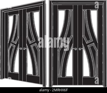 Door Vector Stock Vector