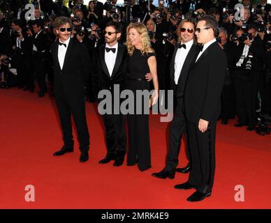 Ben Mendelsohn, Scoot McNairy, Dede Gardner, Brad Pitt, Ray Liotta at the Premiere of 'Killing Them Softly' at the Cannes Film Festival. Cannes, France. 22nd May 2012. Stock Photo