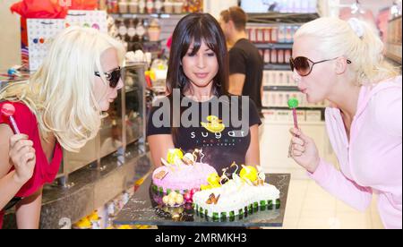 Reality TV stars and twin Playboy Playmates Kristina and Karissa