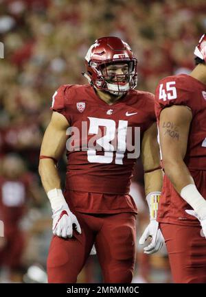 Washington State cornerback Marcellus Pippins (21) stands on the