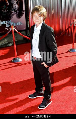 Dakota Goyo at the Los Angeles premiere of 'Real Steel' held at the Gibson Amphitheatre. Los Angeles, CA. 2nd October 2011. Stock Photo