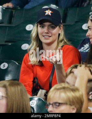 Kate Upton Supports Fiance Justin Verlander & the Houston Astros