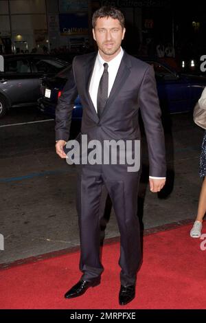 Gerard Butler at the premiere of Law Abiding Citizen at the Grauman's Chinese Theatre. Los Angeles, CA. 10/06/2009. Stock Photo