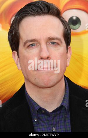 Ed Helms at the 'Lorax' Premiere held at Universal Studios. Los Angeles, CA. 19th February 2012. Stock Photo