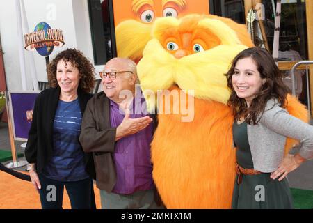 Lucy DeVito, daughter of Danny DeVito and Rhea Perlman, walks the red ...