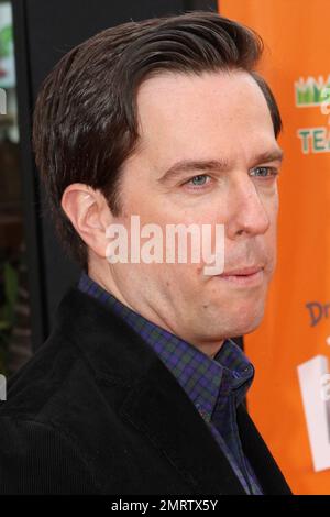 Ed Helms at the 'Lorax' Premiere held at Universal Studios. Los Angeles, CA. 19th February 2012. Stock Photo