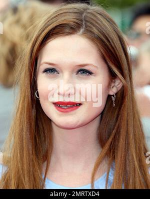 Bonnie Wright at the L'Oreal National Movie Awards at Wembley Arena