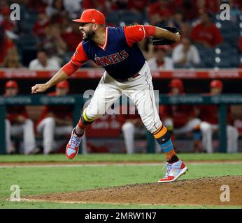 Houston Astros relief pitcher Parker Mushinski delivers during the sixth  inning of a baseball game against the Texas Rangers, Monday, July 24, 2023,  in Houston. (AP Photo/Kevin M. Cox Stock Photo - Alamy