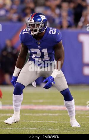 September 9, 2018 - East Rutherford, New Jersey, U.S. - New York Giants  defensive back Landon Collins (21) in the second half during a NFL game  between the Jacksonville Jaguars and the