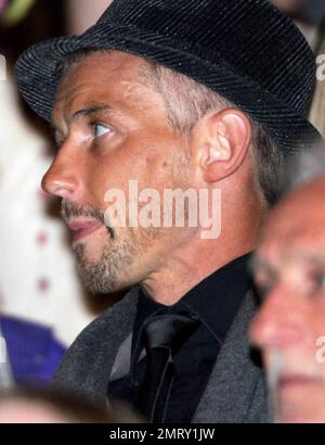 EXCLUSIVE!! A gaunt looking Luke Goss attends twin brother Matt Goss' Caesars Palace Las Vegas show 'Matt Goss Live' which he has brought to the UK for the first time, performing at Royal Albert Hall. London, UK. 10/19/10. Stock Photo