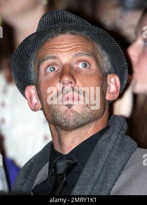 EXCLUSIVE!! A gaunt looking Luke Goss attends twin brother Matt Goss' Caesars Palace Las Vegas show 'Matt Goss Live' which he has brought to the UK for the first time, performing at Royal Albert Hall. London, UK. 10/19/10. Stock Photo