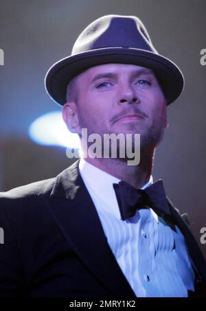 EXCLUSIVE!! Matt Goss at his Caesars Palace Las Vegas show 'Matt Goss Live' which he has brought to the UK for the first time, performing at Royal Albert Hall. London, UK. 10/19/10. Stock Photo