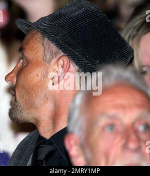 EXCLUSIVE!! A gaunt looking Luke Goss attends twin brother Matt Goss' Caesars Palace Las Vegas show 'Matt Goss Live' which he has brought to the UK for the first time, performing at Royal Albert Hall. London, UK. 10/19/10. Stock Photo