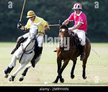 Polo teams compete in the Mediolanum Cup Tournament at the Blu Team Sport Club. Novara, Italy. 9/21/08. Stock Photo