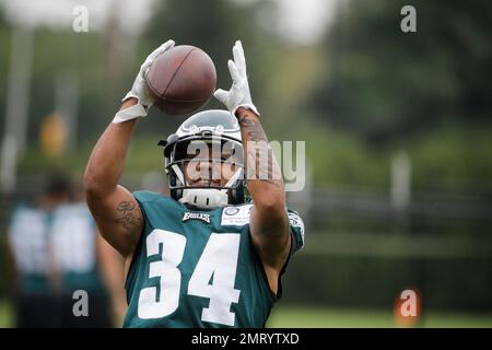 Philadelphia Eagles' Donnel Pumphrey during NFL football training camp  Friday, July 27, 2018 in Philadelphia. (AP Photo/Matt Rourke Stock Photo -  Alamy