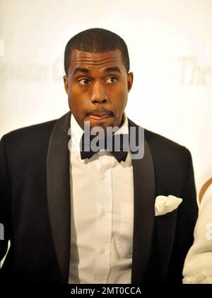 Kanye West attends a star-studded red carpet gala to celebrate the