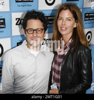 J.J. Abrams and wife Katie McGrath at the after party for It Might Get Loud at the Mann's Festival Theatre in Westwood. Los Angeles, CA. 6/19/09. Stock Photo